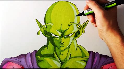 piccolo dibujos|Como dibujar a PICCOLO PASO A PASO .